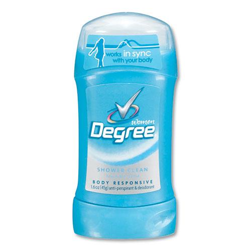 Women Invisible Solid Anti-Perspirant/Deodorant, Shower Clean, 1.6 oz Bottle, 12/Carton. Picture 1
