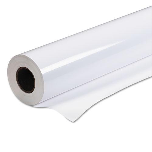 Premium Semigloss Photo Paper Roll, 7 mil, 24" x 100 ft, Semi-Gloss White. Picture 1