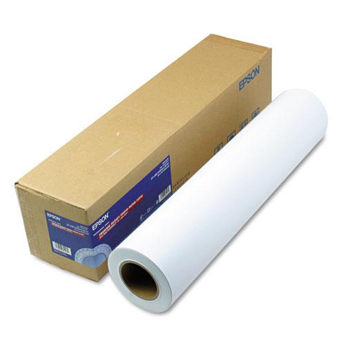 Premium Glossy Photo Paper Roll, 3" Core, 10 mil, 24" x 100 ft, Glossy White. Picture 1