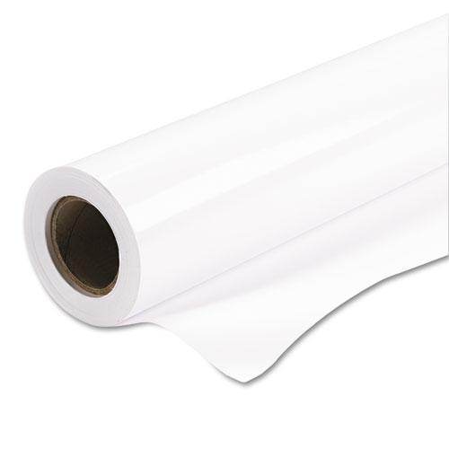 Premium Glossy Photo Paper Roll, 10 mil, 44" x 100 ft, Glossy White. Picture 1