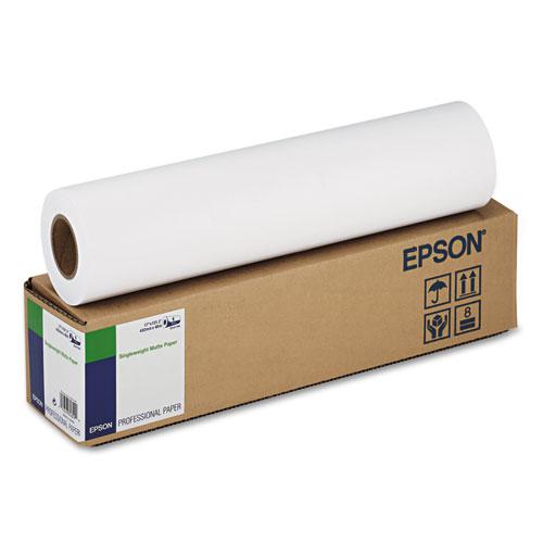 Singleweight Matte Paper, 2" Core, 5 mil, 17" x 131 ft, Matte White. Picture 1