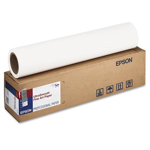 UltraSmooth Fine Art Paper Rolls, 15 mil, 24" x 50 ft, White. Picture 1