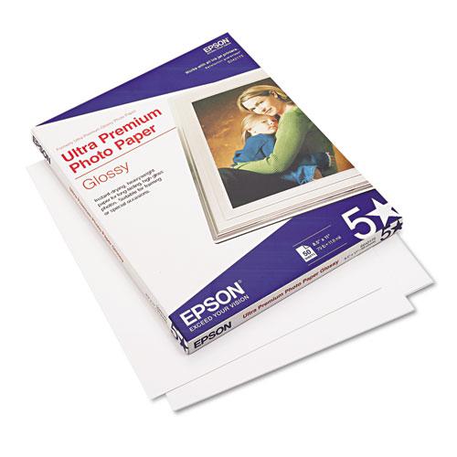 Ultra Premium Gloss Photo Paper, 11.8 mil, 8.5 x 11, Bright White, 50/Pack. Picture 1