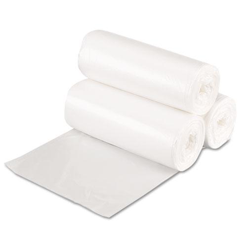 High Density Can Liners, 16 gal, 7 mic, 24" x 31", Natural, 50 Bags/Roll, 20 Rolls/Carton. Picture 1