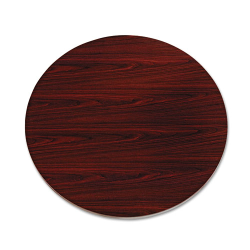 10500 Series Round Table Top, 42" Diameter, Mahogany. Picture 1