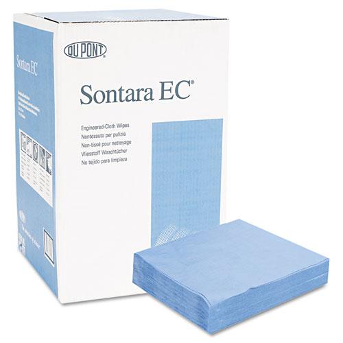 Sontara EC Engineered Cloths, 12 x 12, Blue, 100/Pack, 10 Packs/Carton. Picture 3