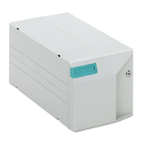 CD/DVD Storage Drawer, Holds 150 Discs, Light Gray. Picture 2