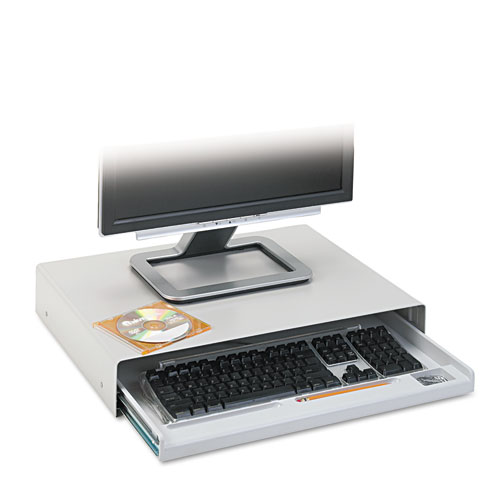 Standard Desktop Keyboard Drawer, 20.63w x 10d, Light Gray. The main picture.