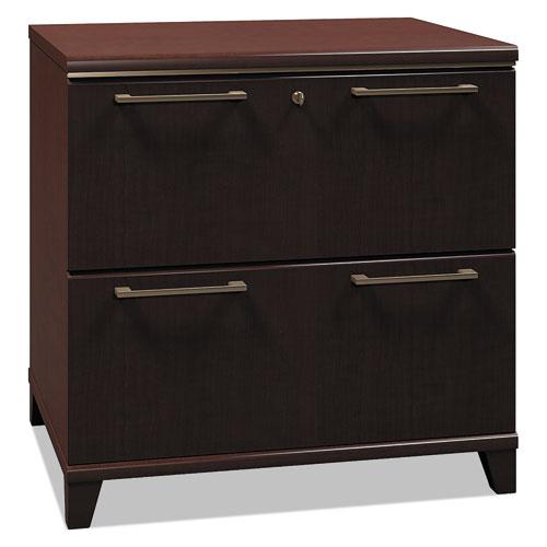 Enterprise Collection Two Drawer Lateral File 30w X 23 13d X 29 75h Mocha Cherry