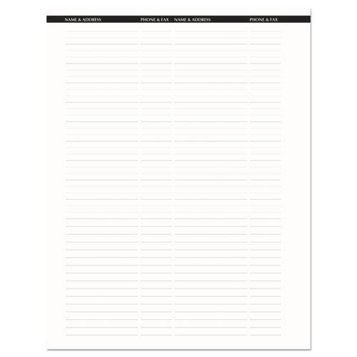 Recycled Professional Weekly Planner, 15-Minute Appts, 11 x 8.5, Black Wirebound Soft Cover, 12-Month (Jan to Dec): 2024. Picture 6