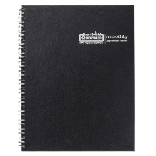 Monthly Hard Cover Planner, 11 x 8.5, Black Cover, 14-Month (Dec to Jan): 2023 to 2025. Picture 6