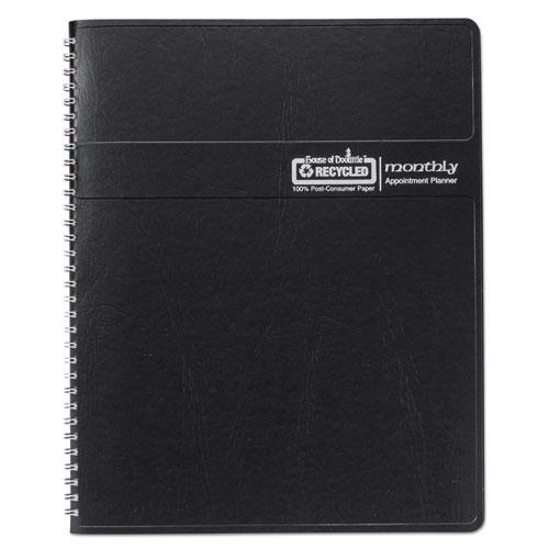 14-Month Recycled Ruled Monthly Planner, 11 x 8.5, Black Cover, 14-Month (Dec to Jan): 2023 to 2025. Picture 6