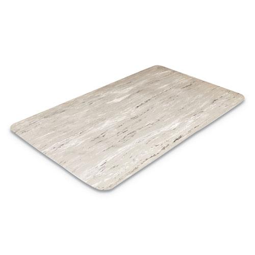 Cushion-Step Surface Mat, 36 x 60, Marbleized Rubber, Gray. Picture 1
