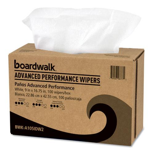 Advanced Performance Wipers, 9 x 16.75, White, 100/Dispenser Pack, 10 Dispenser Packs/Carton. Picture 1