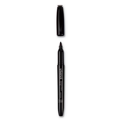 Pen-Style Permanent Marker Value Pack, Fine Bullet Tip, Black, 60/Pack. Picture 6