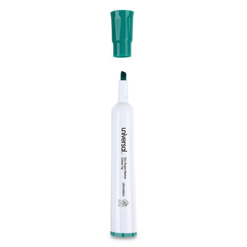 Dry Erase Marker, Broad Chisel Tip, Green, Dozen. Picture 5