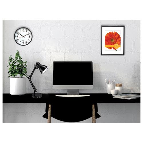 Architect Desk Lamp, Adjustable Arm, 6.75w x 11.5d x 22h, Black. Picture 4