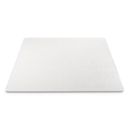 EconoMat Occasional Use Chair Mat for Low Pile Carpet, 45 x 53, Rectangular, Clear. Picture 6