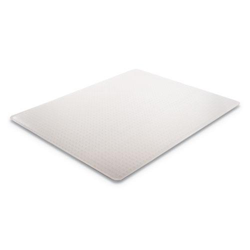 EconoMat Occasional Use Chair Mat for Low Pile Carpet, 45 x 53, Rectangular, Clear. Picture 7