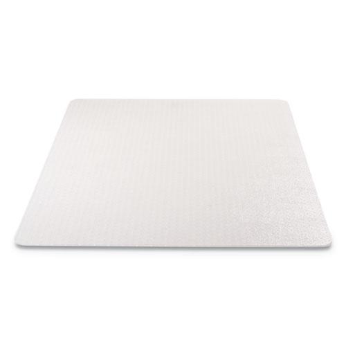 EconoMat Occasional Use Chair Mat, Low Pile Carpet, Roll, 46 x 60, Rectangle, Clear. Picture 2