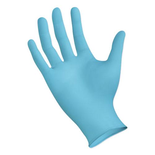 Disposable General-Purpose Nitrile Gloves, Small, Blue, 4 mil, 1,000/Carton. Picture 2