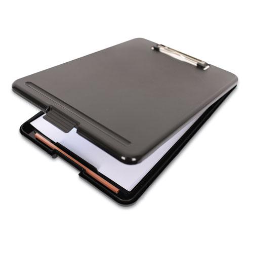 Storage Clipboard, 0.5" Clip Capacity, Holds 8.5 x 11 Sheets, Black. Picture 2