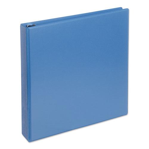 Slant D-Ring View Binder, 3 Rings, 1.5" Capacity, 11 x 8.5, Light Blue. Picture 4