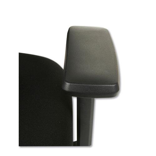 Alera Elusion II Series Mesh Mid-Back Swivel/Tilt Chair, Adjustable Arms, Supports 275lb, 17.51" to 21.06" Seat Height, Black. Picture 5