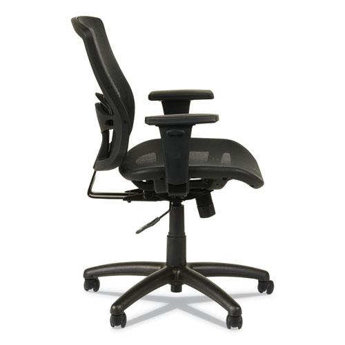 Alera Etros Series Suspension Mesh Mid-Back Synchro Tilt Chair, Supports Up to 275 lb, 15.74" to 19.68" Seat Height, Black. Picture 6