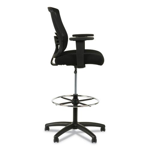 Alera Etros Series Mesh Stool, Supports Up to 275 lb, 25.19" to 35.23" Seat Height, Black. Picture 7