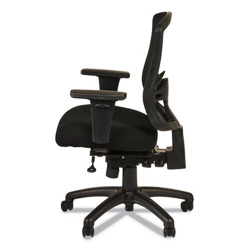 Alera Etros Series Mid-Back Multifunction with Seat Slide Chair, Supports Up to 275 lb, 17.83" to 21.45" Seat Height, Black. Picture 11