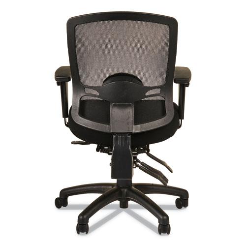 Alera Etros Series Mid-Back Multifunction with Seat Slide Chair, Supports Up to 275 lb, 17.83" to 21.45" Seat Height, Black. Picture 12