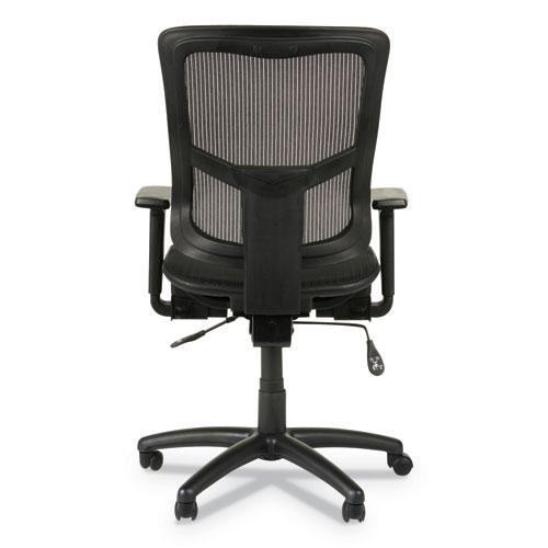 Alera Elusion II Series Suspension Mesh Mid-Back Synchro Seat Slide Chair, Supports 275 lb, 18.11" to 20.35" Seat, Black. Picture 16