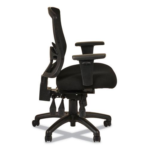 Alera Etros Series Mid-Back Multifunction with Seat Slide Chair, Supports Up to 275 lb, 17.83" to 21.45" Seat Height, Black. Picture 9