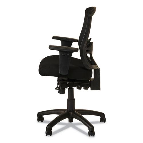 Alera Etros Series Mid-Back Multifunction with Seat Slide Chair, Supports Up to 275 lb, 17.83" to 21.45" Seat Height, Black. Picture 8