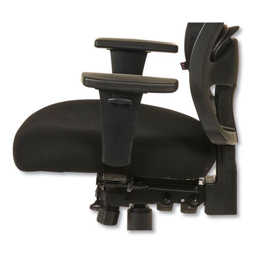 Alera Etros Series High-Back Multifunction Seat Slide Chair, Supports Up to 275 lb, 19.01" to 22.63" Seat Height, Black. Picture 5
