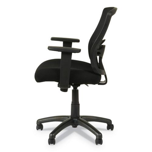 Alera Etros Series Mesh Mid-Back Chair, Supports Up to 275 lb, 18.03" to 21.96" Seat Height, Black. Picture 2