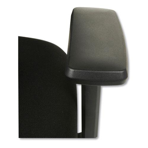 Alera Elusion II Series Suspension Mesh Mid-Back Synchro Seat Slide Chair, Supports 275 lb, 18.11" to 20.35" Seat, Black. Picture 14