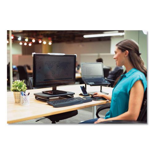 SmartFit Monitor Stand Plus, 16.2" x 2.2" x 3" to 6", Black, Supports 80 lbs. Picture 2