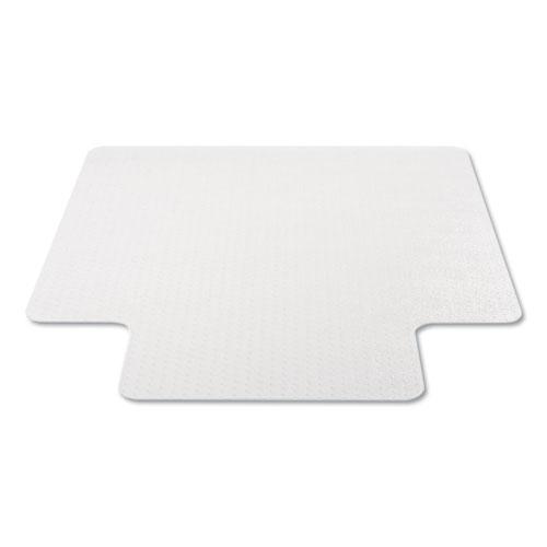 EconoMat Occasional Use Chair Mat, Low Pile Carpet, Roll, 36 x 48, Lipped, Clear. Picture 2
