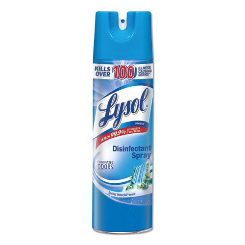 Disinfectant Spray, Spring Waterfall Scent, 19 oz Aerosol Spray. Picture 1