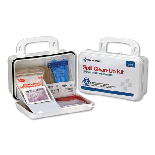 BBP Spill Cleanup Kit, 7.5 x 4.5 x 2.75, White. Picture 1
