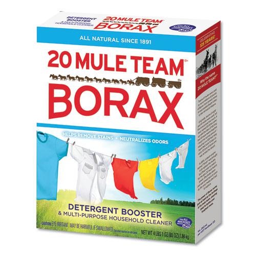 20 Mule Team Borax Laundry Booster, Powder, 4 lb Box, 6 Boxes/Carton. Picture 1