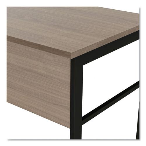 Urban Series L- Shaped Desk, 59" x 59" x 29.5", Natural Walnut. Picture 8