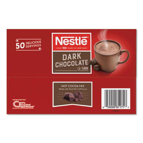 Hot Cocoa Mix, Dark Chocolate, 0.71 oz, 50/Box. Picture 9