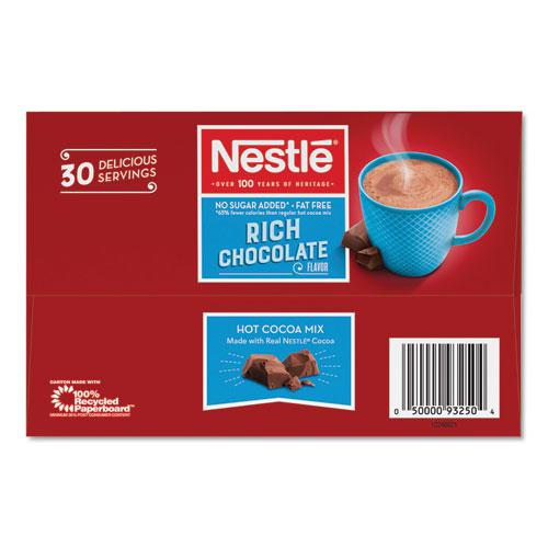 No-Sugar-Added Hot Cocoa Mix Envelopes, Rich Chocolate, 0.28 oz Packet, 30/Box. Picture 2
