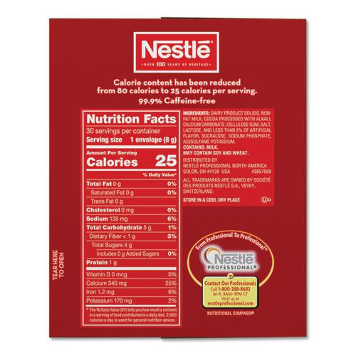 No-Sugar-Added Hot Cocoa Mix Envelopes, Rich Chocolate, 0.28 oz Packet, 30/Box. Picture 5
