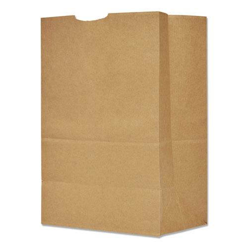 Grocery Paper Bags, 75 lb Capacity, 1/6 BBL, 12" x 7" x 17", Kraft, 400 Bags. Picture 2