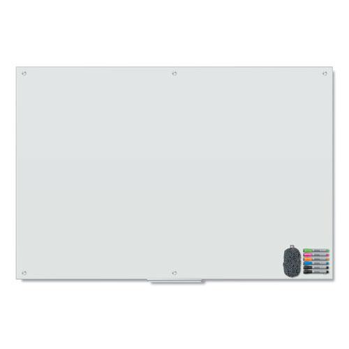 Magnetic Glass Dry Erase Board Value Pack, 72 x 48, White. Picture 1