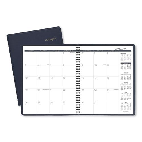 Monthly Planner, 11 x 9, Navy Cover, 15-Month (Jan to Mar): 2024 to 2025. Picture 1
